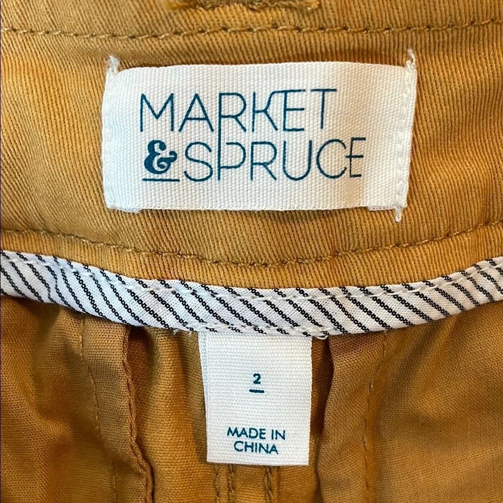 NEW Market & Spruce Gold High Rise Utility Shorts - Picture 5 of 8